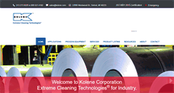 Desktop Screenshot of kolene.com